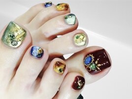 Creative foot nail♪