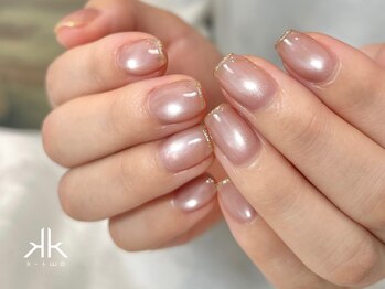 ケーツーネイル(k-two nail)/マグネット×ラメライン(みな)