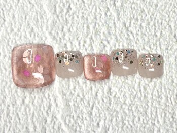 〈foot〉3月キャンペーンネイル