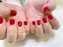 ジーフィンガー 大井町店(G Finger)/ビビッドな赤のワンカラー♪