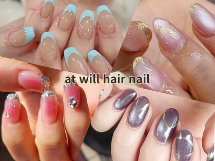 アット ウィル ヘアー ネイル(at will hair nail)の写真