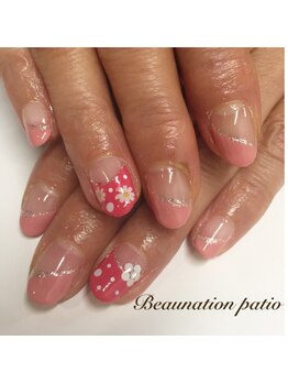 ビューネーションパティオ(Beaunation patio)/【フラワーNail】選べるアート