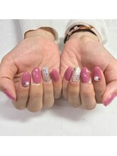 アイリッシュネイル 久屋大通店(Irish Nail)/ピンク×キラキラ