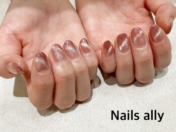 ネイルズアリー 立川店(Nails ally)/ギャラクシー×マグネット×春