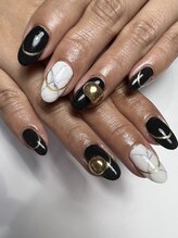 アマリネ(Amarine)/大理石ネイル