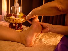 サワディーの雰囲気(足つぼオイルマッサージ人気です♪)