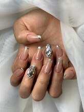 エムエムエスケイ(Mmsk)/ガラスフレンチ×埋めつくし