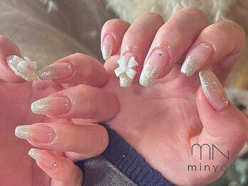 ミニョン(Minyon)の写真/トレンドを抑えたデザインを豊富にご用意◎イメージや希望に合わせてご提案★ちゅるんとした美しい指先に＊