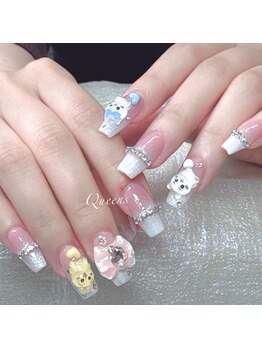 クイーンズビューティーサロン 新宿本店(Queen's beauty salon)/チップ長さ出し10本やり放題