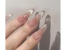 【チップ長さだし】トレンドチークマグネットネイル♪¥11980→¥10980