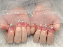 エムプラスネイル 新宿(M+Nail)/長さ出し★持ち込み