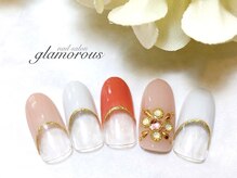 ネイルグラマラス 西新井店/《パラジェル》フレンチ