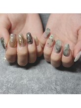 リブ(Lib)/ミラーアート/個性派ネイル