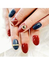 リンネ(Rinne)/◇ RED×navy×GOLD ◇