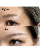アイブロウドット 西宮(iBROW.)/美眉スタイリングBefore→After