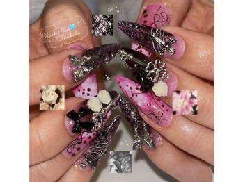 シン(XIINH)の写真/【最新技術長さだし★】120分/150分選べる!ビルダジェル使用◎周りと差がつくデザインでモチベーションUP♪