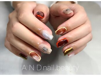 アンドネイル ビューティー(AND nail,beauty)/秋ネイル/個性派ネイル/藤沢