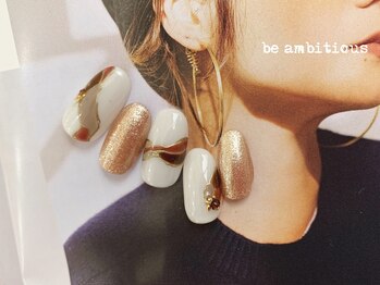 ネイルサロンアンドスクール ビーアンビシャス(be ambitious)/2月monthlyアート★7800円