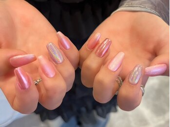 ビューティービースト フォー ネイルアンドアイラッシュ 松浜店(beauty:beast)/ギラギラピンク☆