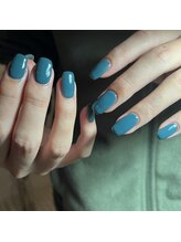 プリュネ(Prune)/ブルー/ちゅるん/スクエア