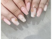 ネイルサロン ビビ(bibi)/春のフラワーネイル