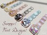全員★【FOOT一押し♪】Bijou埋め尽くしFootネイル 