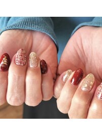 ツイードネイル♪