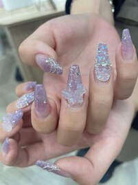 フラッシュ×ピクシーネイル