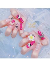 ヘブン ネイル 鶯谷(HEAVEN Nail)/キャラクター3Dネイル