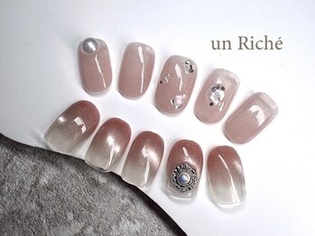 アンリッシュ 池袋東口店(un Riche)の写真/【池袋/ショートネイル】ニュアンス等デザイン多数♪サンプル800種以上から選べる定額8250円コ-スが大人気!