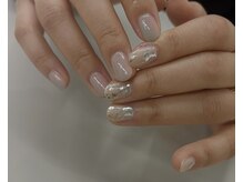 ハンドワークネイル(handworknail)/上品な輝きのあるアート