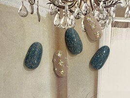 定額Cデザイン/キラキラネイル