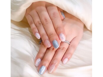 ヘアアンドネイル ミューズ 新浦安店(HAIR&NAIL MUSE)/シェルホワイトくすみ