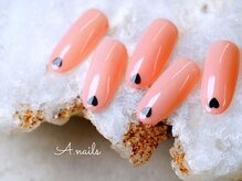 エーネイルズ 心斎橋(A.nails)/ハートホロネイル