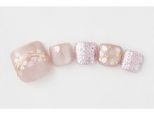 アトリエプラスエヌ(Atelier+N)/【フットネイル】桜