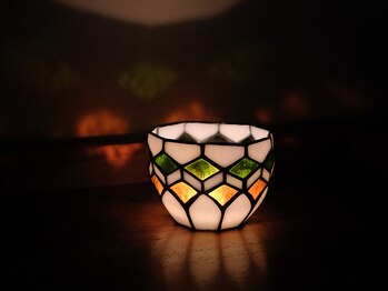 道草/夜はキャンドルやランプの灯りで
