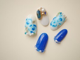 手描きフラワー