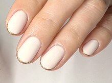 モーヴネイル(mauve.nail)/ワンカラー＋ラメライン