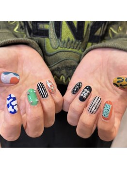 ウェイビーズ ネイル(wavy's.nail)/個性派ネイル