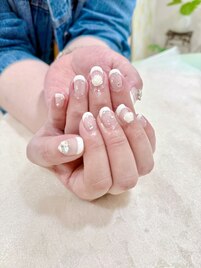 カメリアネイルフレンチ*
