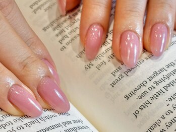 ヘアアンドネイル ミューズ 新浦安店(HAIR&NAIL MUSE)/くすみピンクコスモス大人ピンク