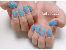 ネイルコテージ 新宿南口店(Nail cottage)/うねうねネイル¥7700