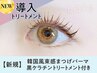 《新規》韓国束感まつげパーマ+黒ケラチン導入トリートメント【¥4650】