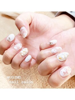 ムギモ(MUGIMO)/ブライダルnail/8900