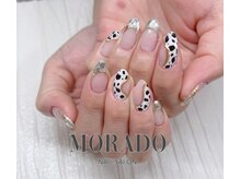 モラド(MORADO)/アニマル柄＋ガラスフレンチ