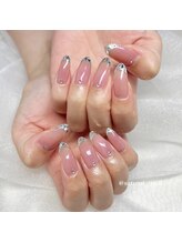 エムネイル ブランチ(Mネイル branch)/satomi担当:ガラスフレンチ