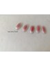 【Hand】SNSで話題の血色感！クリアチークネイル＊アレンジ可¥7480→¥7000
