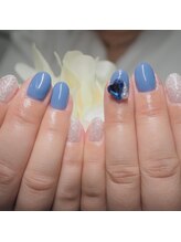 ネイルサロン イツキ(itsuki)/ハートビジューで甘さをOn！