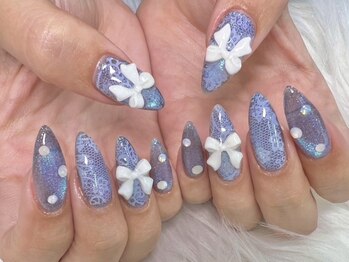 リボン×レース