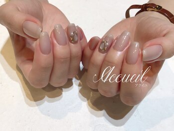 アクイユ 銀座店(ACCUEIL)/ブローチネイル
